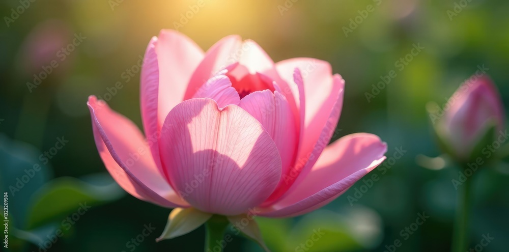 Delicate flower petals with soft focus effect, shine, blossom Delicate flower petals with soft focus effect, shine, blossom