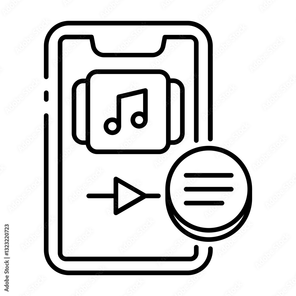 This Music Playlist icon is suitable for Audio, Music, etc This Music Playlist icon is suitable for Audio, Music, etc