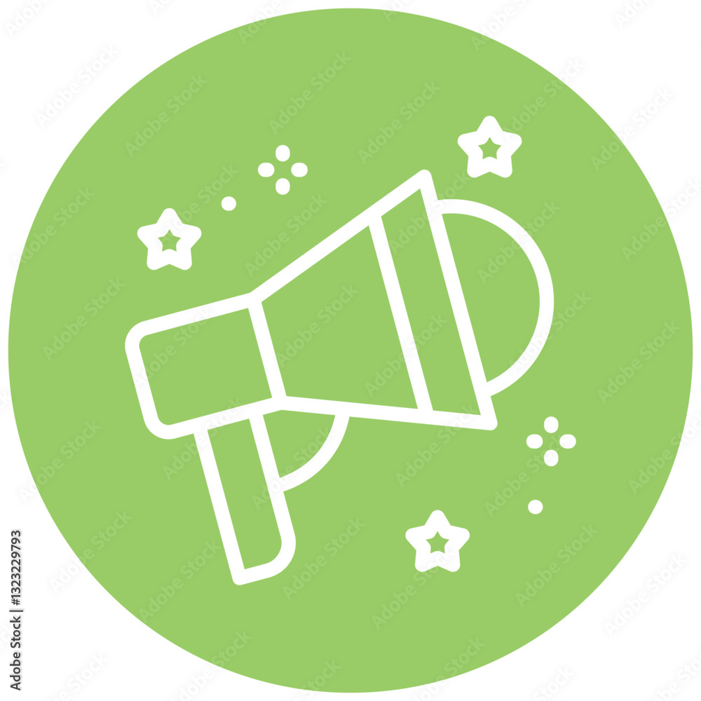 Vector Design Horn Icon Style Vector Design Horn Icon Style