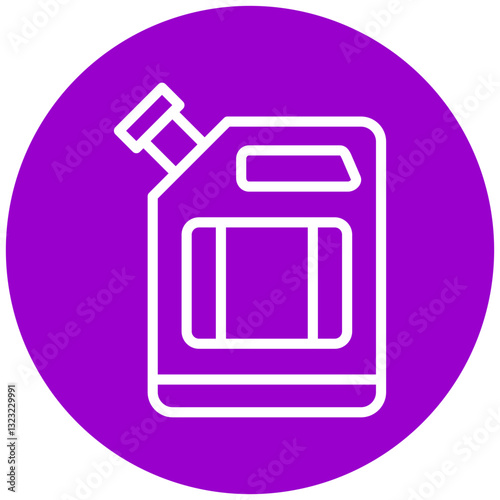 Vector Design Fuel Can Icon Style