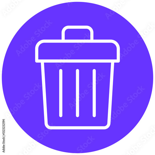 Vector Design Trash Icon Style