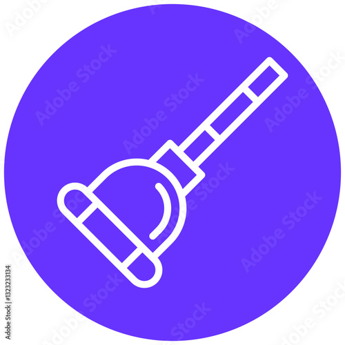 Plunger Vector Design Icon Style