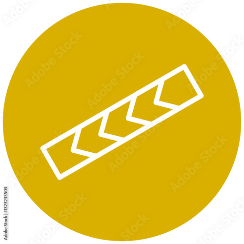 Barricade Tape Vector Design Icon Style
