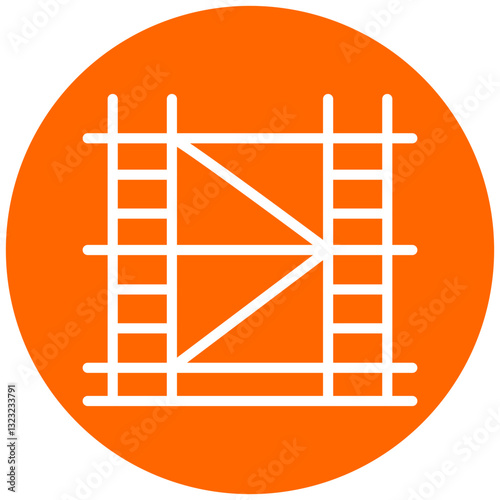 Scaffolding Plank Vector Design Icon Style