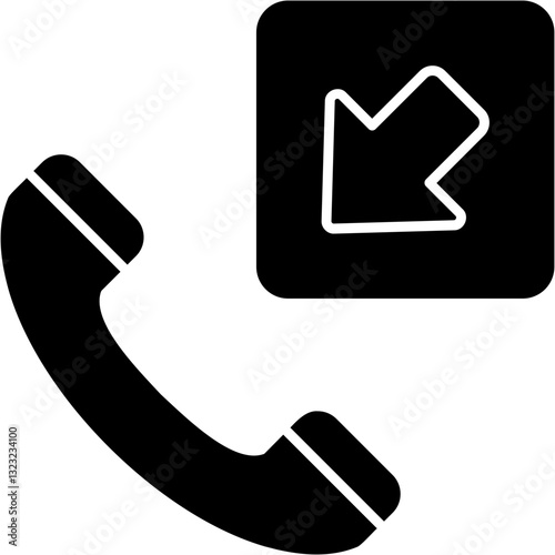 Incoming Call Received Illustration