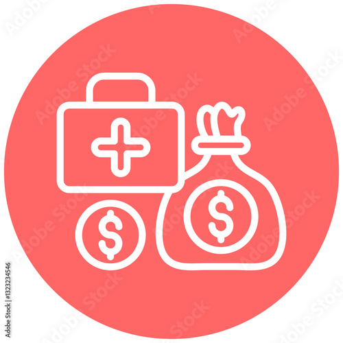 Emergency Fund Vector Design Icon Style