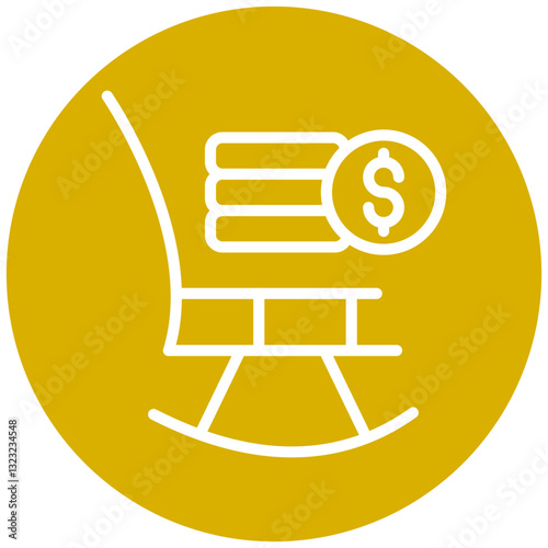 Retirement Fund Vector Design Icon Style