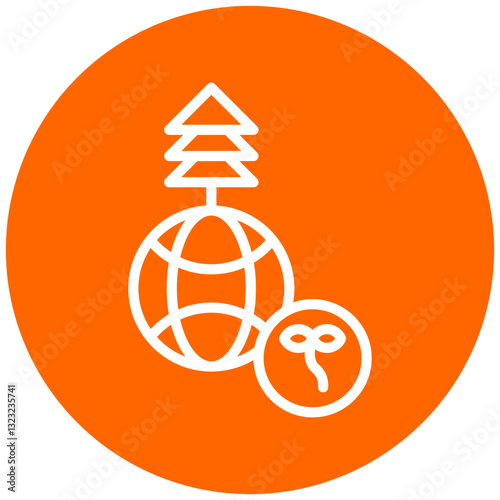 Eco Warrior Vector Design Icon Style