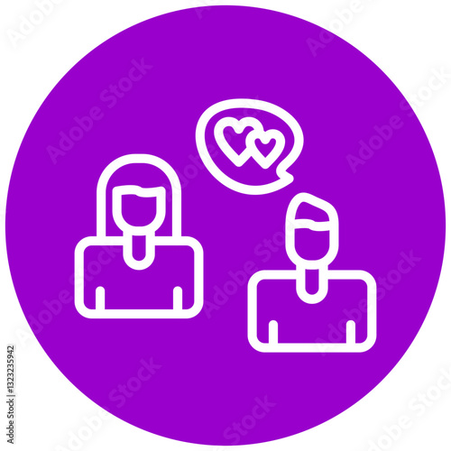 Flirtatious Vector Design Icon Style