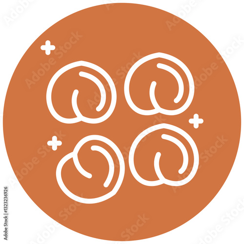 Chickpeas Vector Design Icon Style