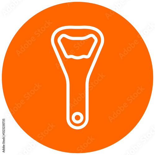 Vector Design Bottle Opener Icon Style