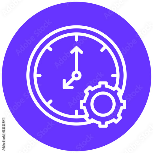 Free Download Vector Design Time Management Icon Style - GFXLoad