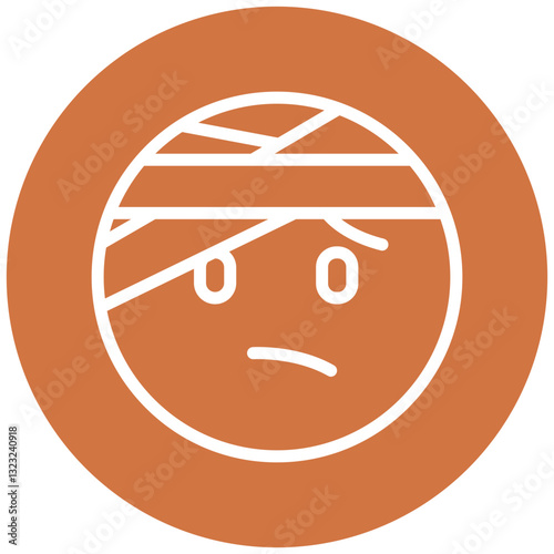 Vector Design Injured Icon Style
