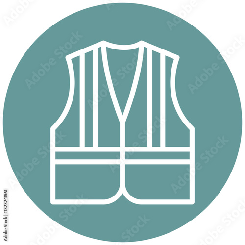 Vector Design Vest Icon Style