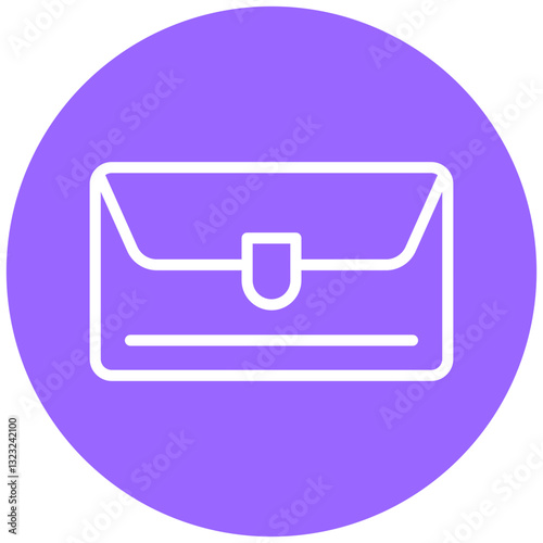 Vector Design Clutch Bag Icon Style
