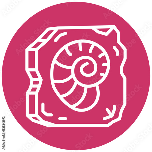 Vector Design Fossil Icon Style