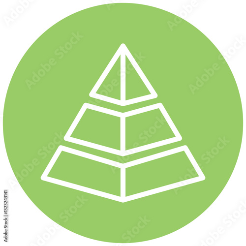 Vector Design Pyramid Icon Style
