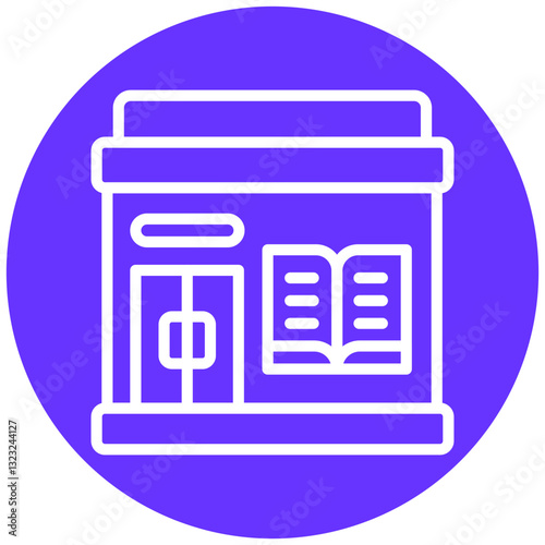 Vector Design Book Fair Icon Style