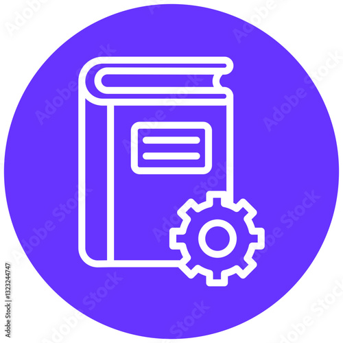 Vector Design Literary Theory Icon Style