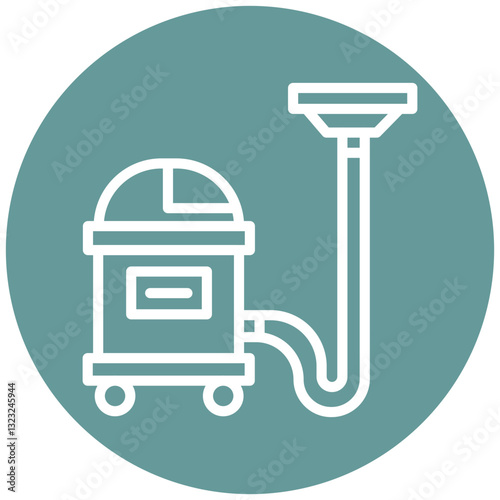 Vector Design Vacuum Interior Icon Style