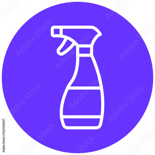 Vector Design Cleaning Spray Icon Style