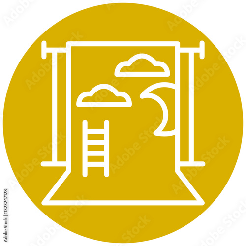 Vector Design Camera Backdrop Icon Style
