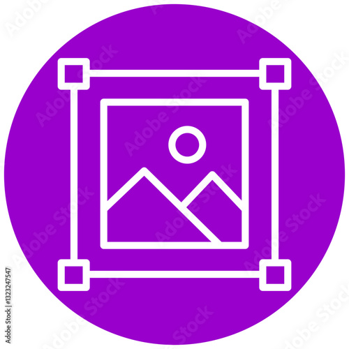 Vector Design Photo Editing Icon Style