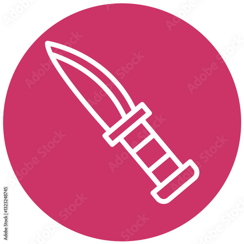 Vector Design Knife Icon Style