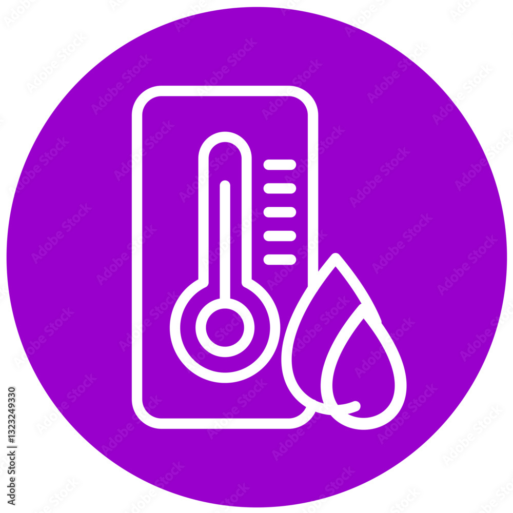 Vector Design Humidity Icon Style Vector Design Humidity Icon Style