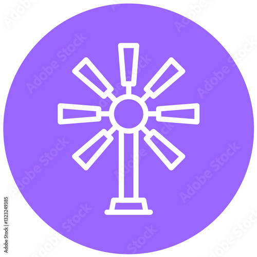 Vector Design Windmill Icon Style