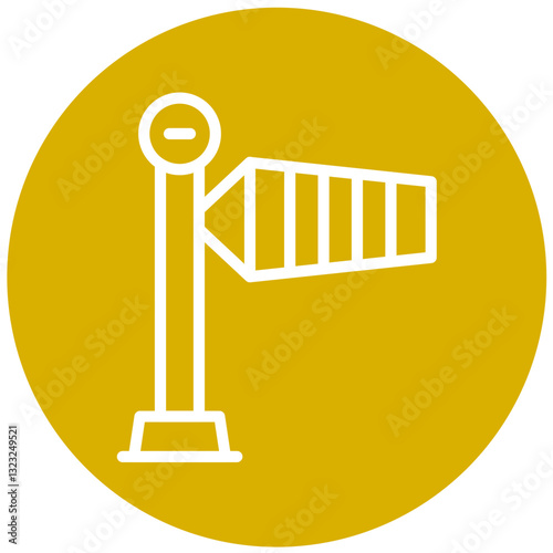 Vector Design Windsock Icon Style