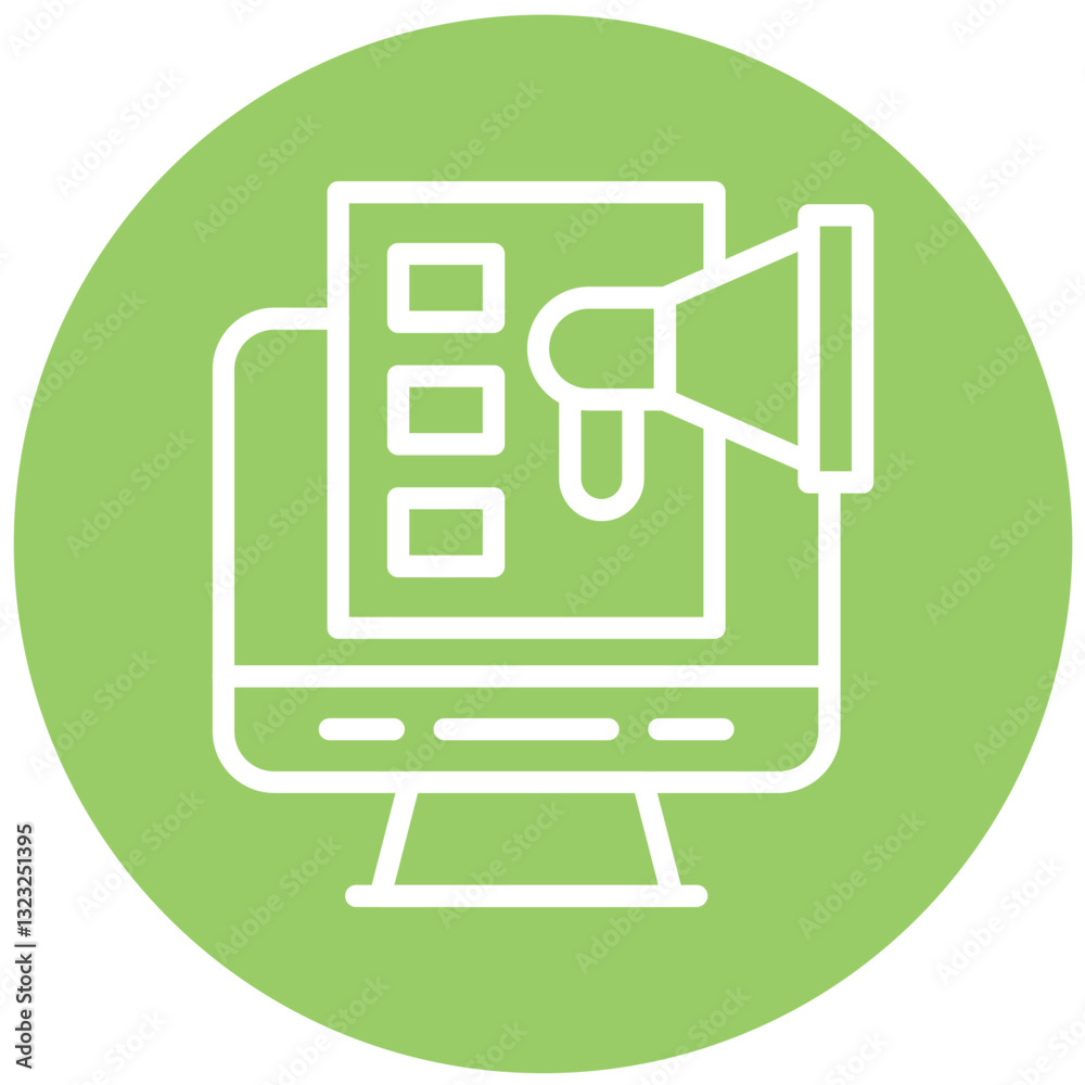 Vector Design Digital Marketing Icon Style Vector Design Digital Marketing Icon Style