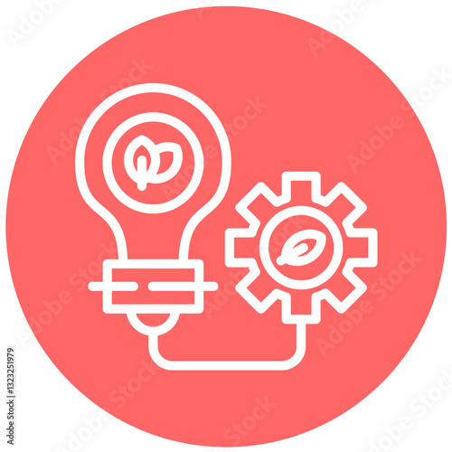 Vector Design Sustainable Energy Icon Style