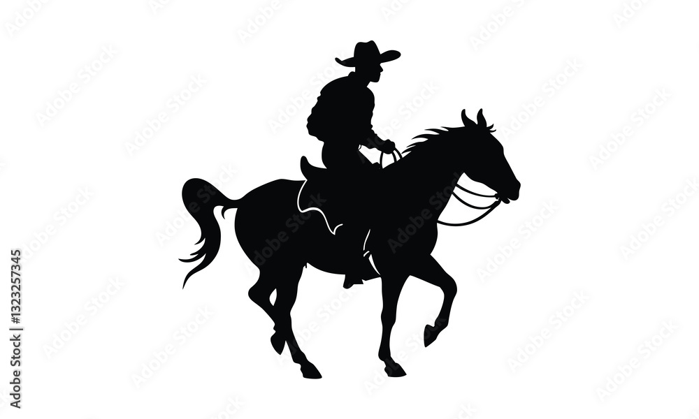 horse rider silhouette horse rider silhouette