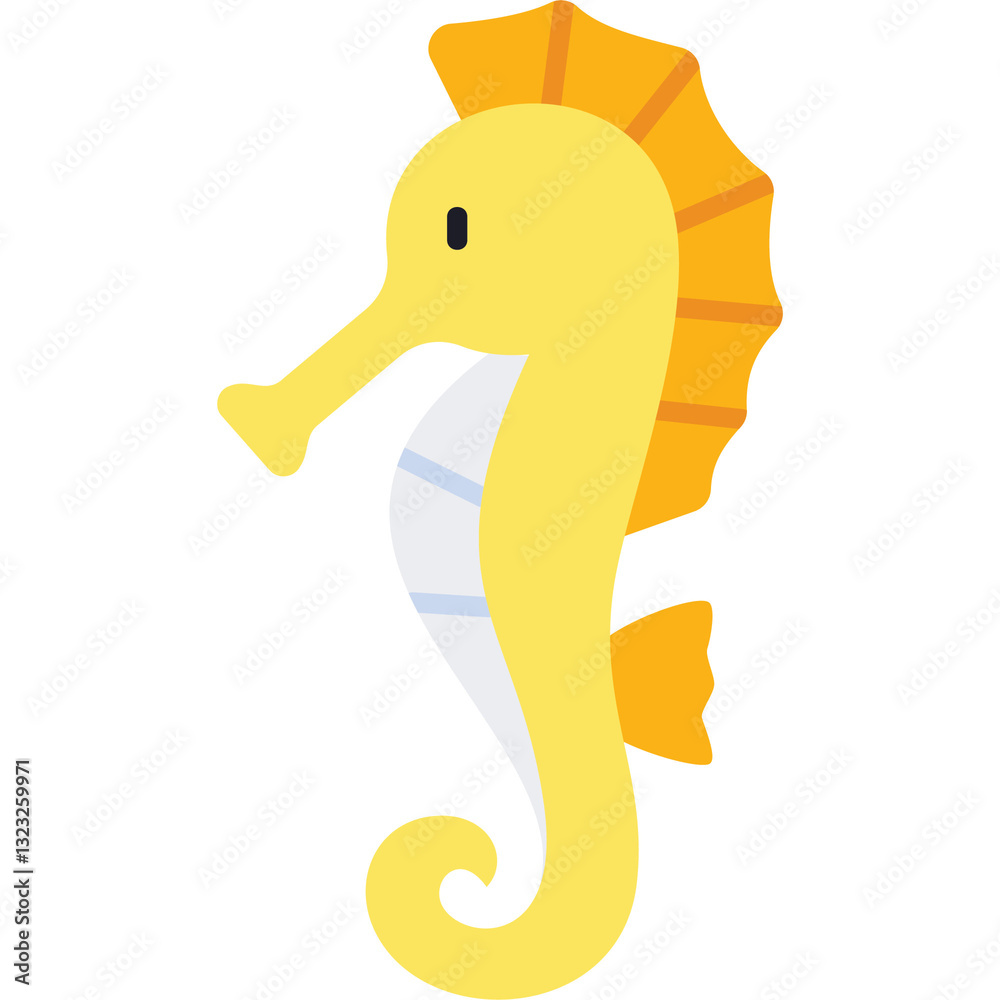 Fototapeta premium Seahorse Illustration