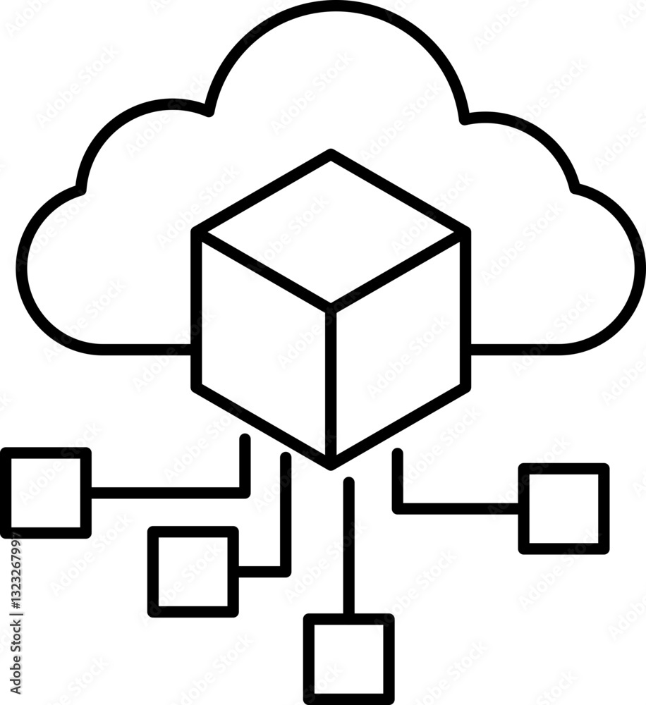 Blockchain Icon Blockchain Icon