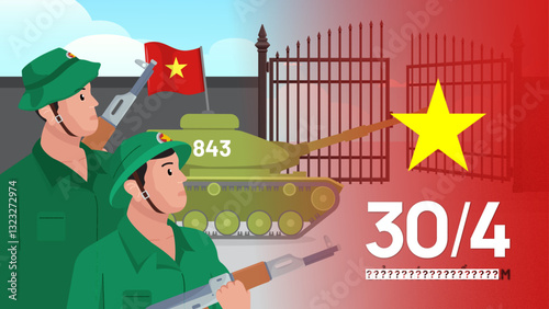 Celebration of the Reunification Day Poster