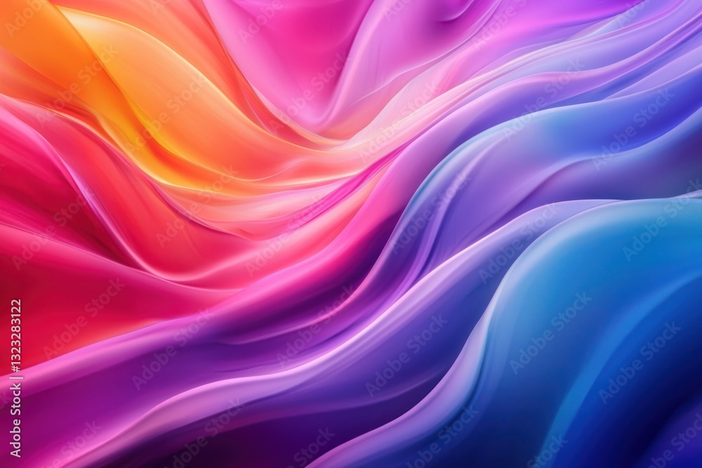 Abstract gradient landscape with flowing color streams Abstract gradient landscape with flowing color streams
