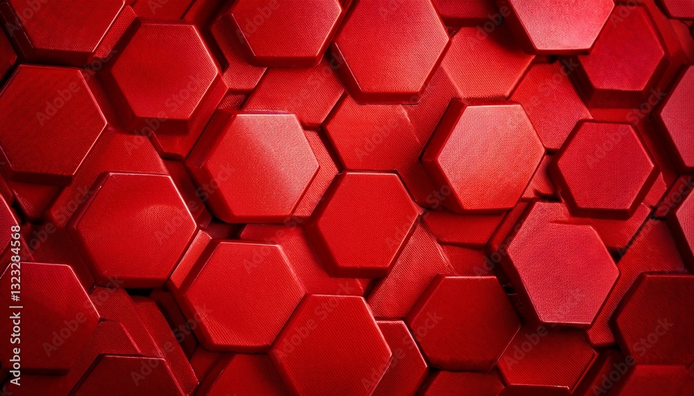 red hexagon background and texture red hexagon background and texture