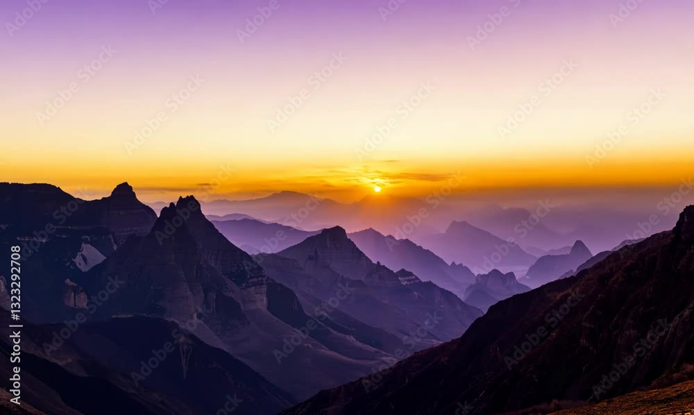 scenic 360-degree day to night timelapse over majestic mountains scenic 360-degree day to night timelapse over majestic mountains