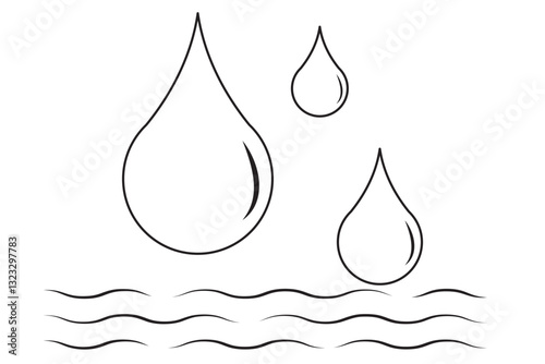 Water drop shape icon set. Blood icon symbol silhouette. Various shapes of water drops, water and rain simple icon. Plumbing logo. Blood or oil drop. 1176