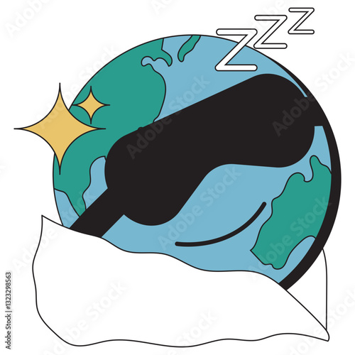 Earth Hour Illustration