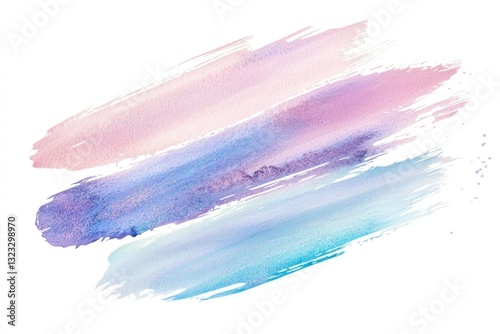 Iridescent pastel hues in soft watercolor strokes.