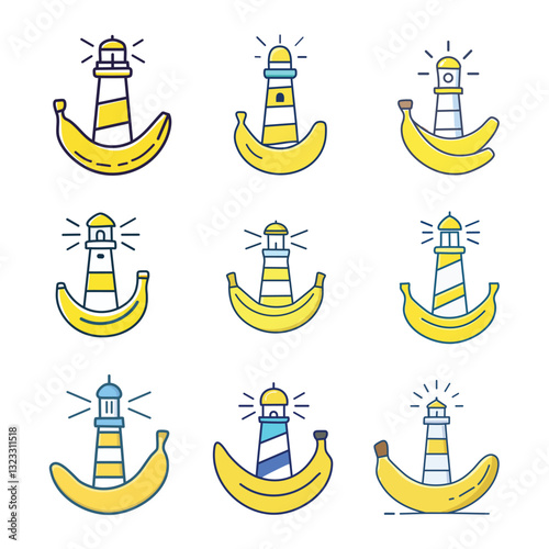 Banana Lighthouses  Fun and Fresh Fruit