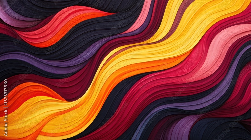 Abstract wavy colorful lines Abstract wavy colorful lines