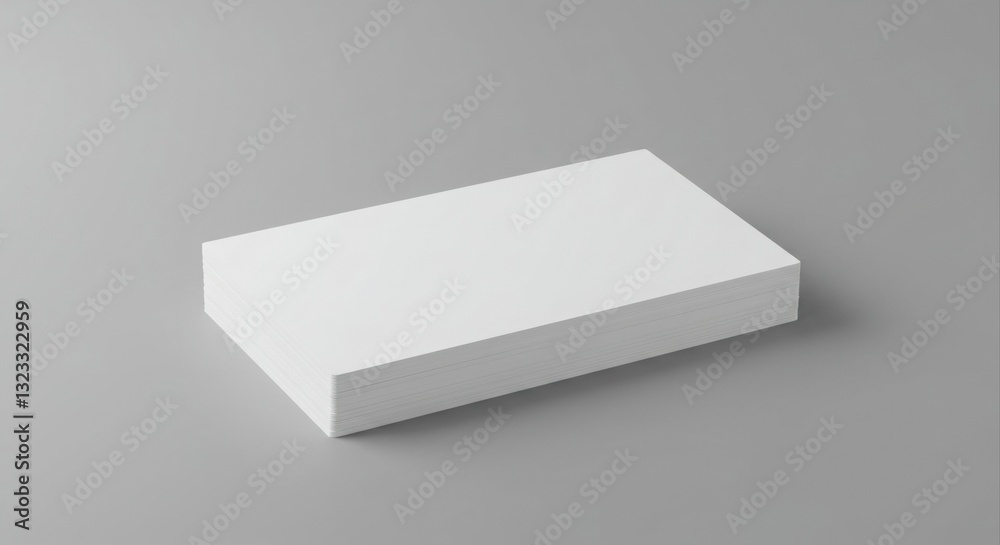 Blank business card stack mockup. Blank business card stack mockup.