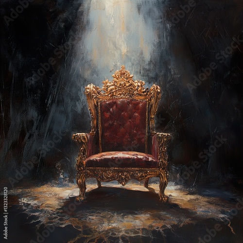Golden Throne: A Regal Masterpiece of Art