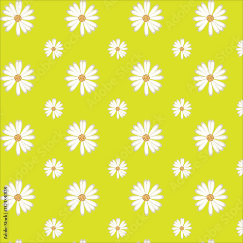 seamless pattern with flowers