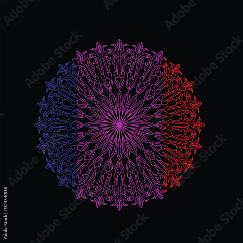 abstract background with round shapes