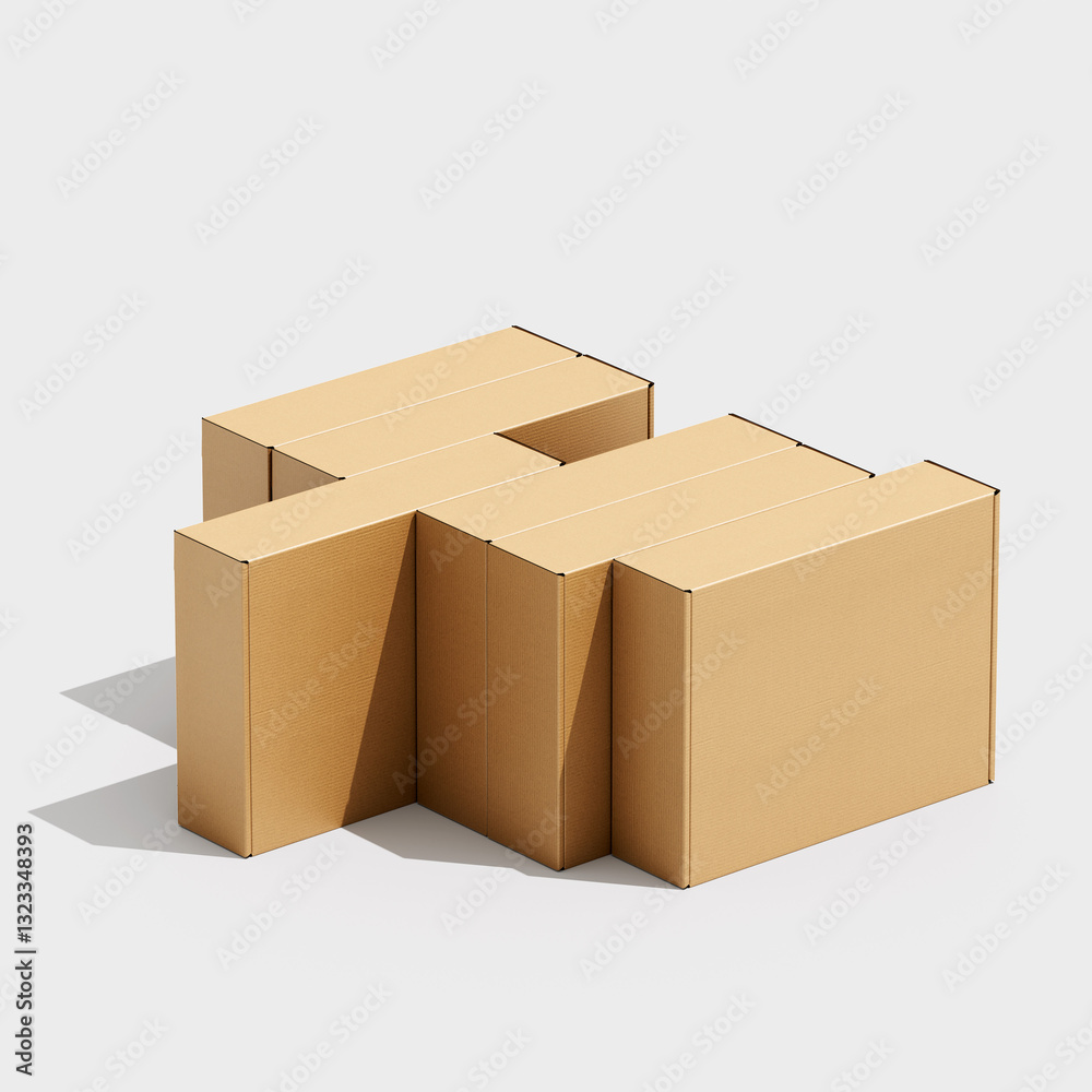 Fototapeta premium box image for mockup